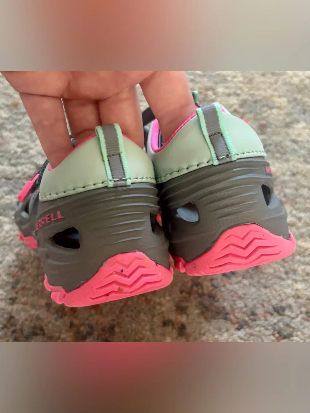 Merrell Select Grip Hydro Sport Hiking Sandals Outdoors Girls Size 10M preschool
